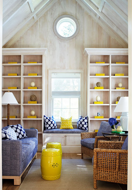 blue and yellow colorful living room 15 ideas