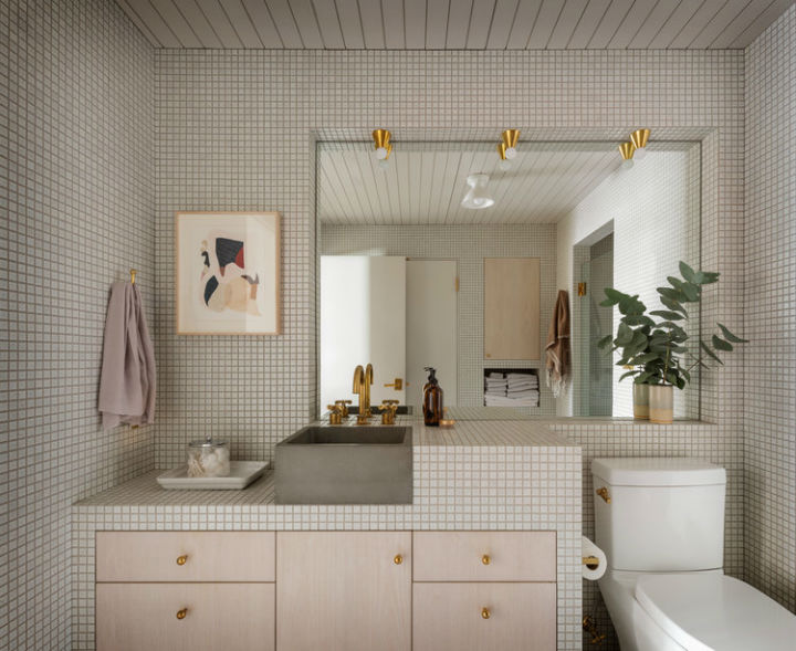 modern fresh light grey bathroom design pearl loft 