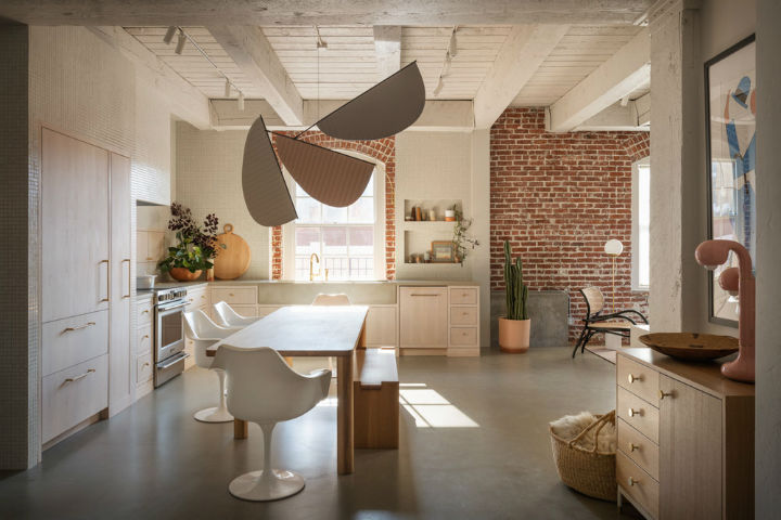 cozy minimalist home interior with brick wall pearl loft