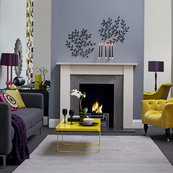 gray and yellow living room 28 designs 