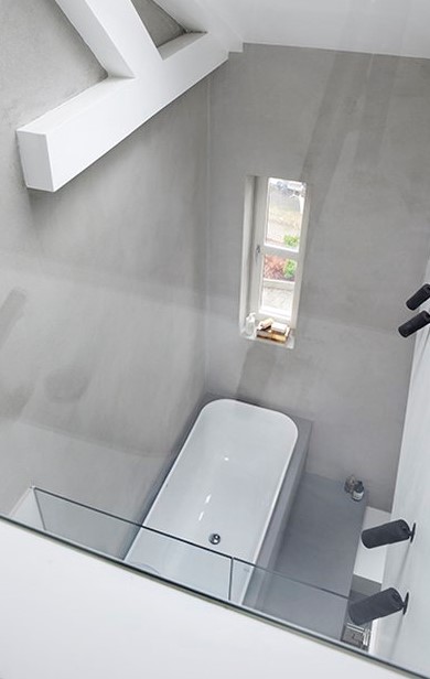 modern minimalist concrete bathroom 4